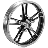 TOFR 21inch x 3.5inch Enforcer Front Wheel Rim For Harley Touring 2008-2023 | Tubeless Compatible with Road King Road Glide Electra Glide Ultra Classic Ultra Limited Street Glide Custom Special Black