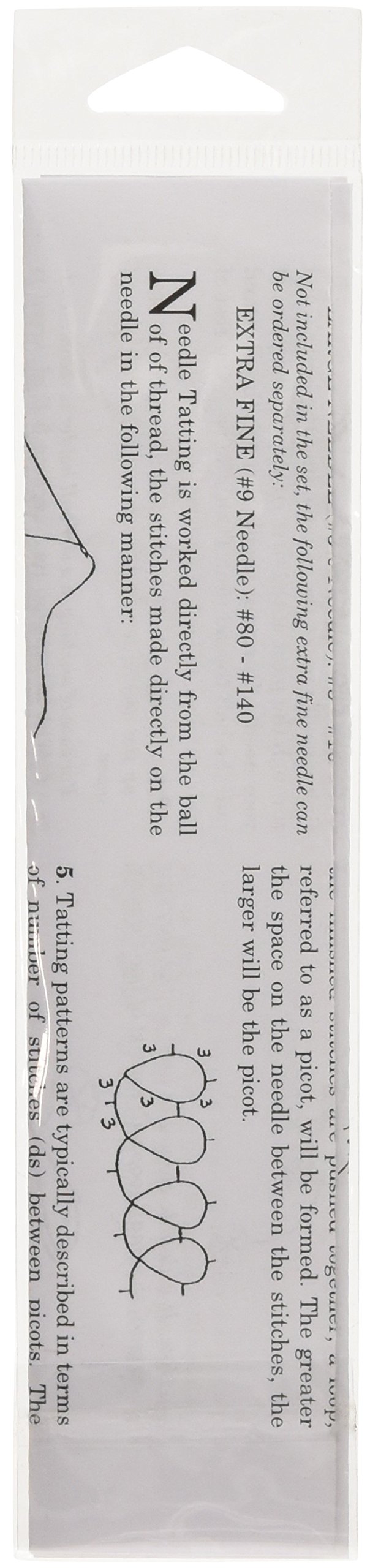 Lacis LB68 Tatting Needle Set, 3-Pack