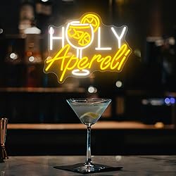 NINSNINT Holy Aperoli Neon Sign, Aperol Spritz Neon