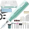 Resiners Cordless Rotary Tool Kit, Electric Resin Drill & Polishing Kit, 5-Speed Adjustable, 54pcs Jewelry Making Kit, Professional Machine for Resin Molding, Manicure, Wooden DIY Crafts