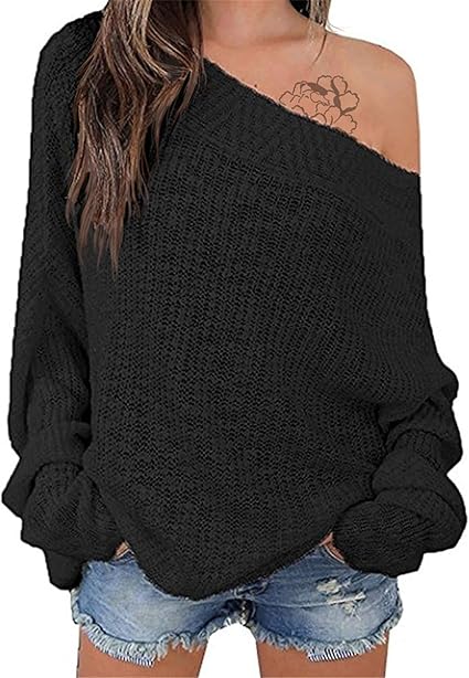 oversized off shoulder sweatshirt