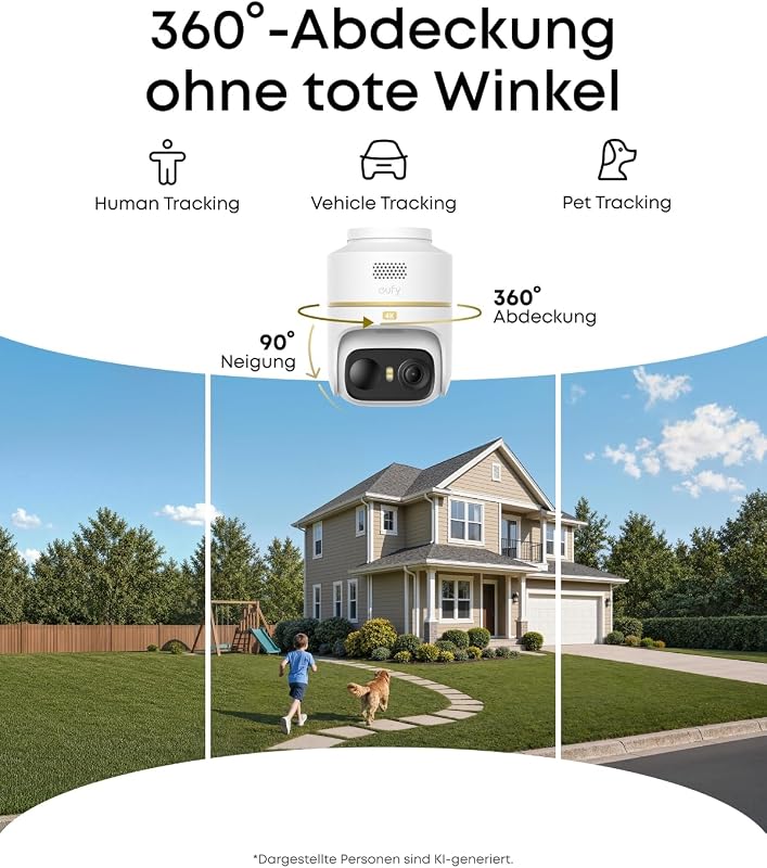 eufyCam C37 4K Edition kabellose Solar-Outdoor-Kamera