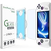 amFilm OneTouch Screen Protector for ASUS ROG Ally X 2024 / ROG Ally 2023 7'' | Auto-Alignment install | Bubble Free | 9H+ Military-Grade Tempered Glass | Drop Protection | FHD Clarity | 2 Pack