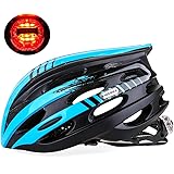 KING BIKE Cycle Helmet, with LED Safety Rear Light, 27 Vents,Latch Fastener Control,Dual Fit Adjustable,Suitable for Adult/Youth /Men/Ladies