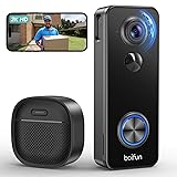 BOIFUN 2K 180° Head‑to‑Toe View Doorbell
