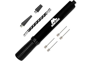 Mobi Lock Ball Pump Inflation Needle - Stainless Steel Air Pump Needles - Ideal for Blowing Up Football, Basketball, Volleyba