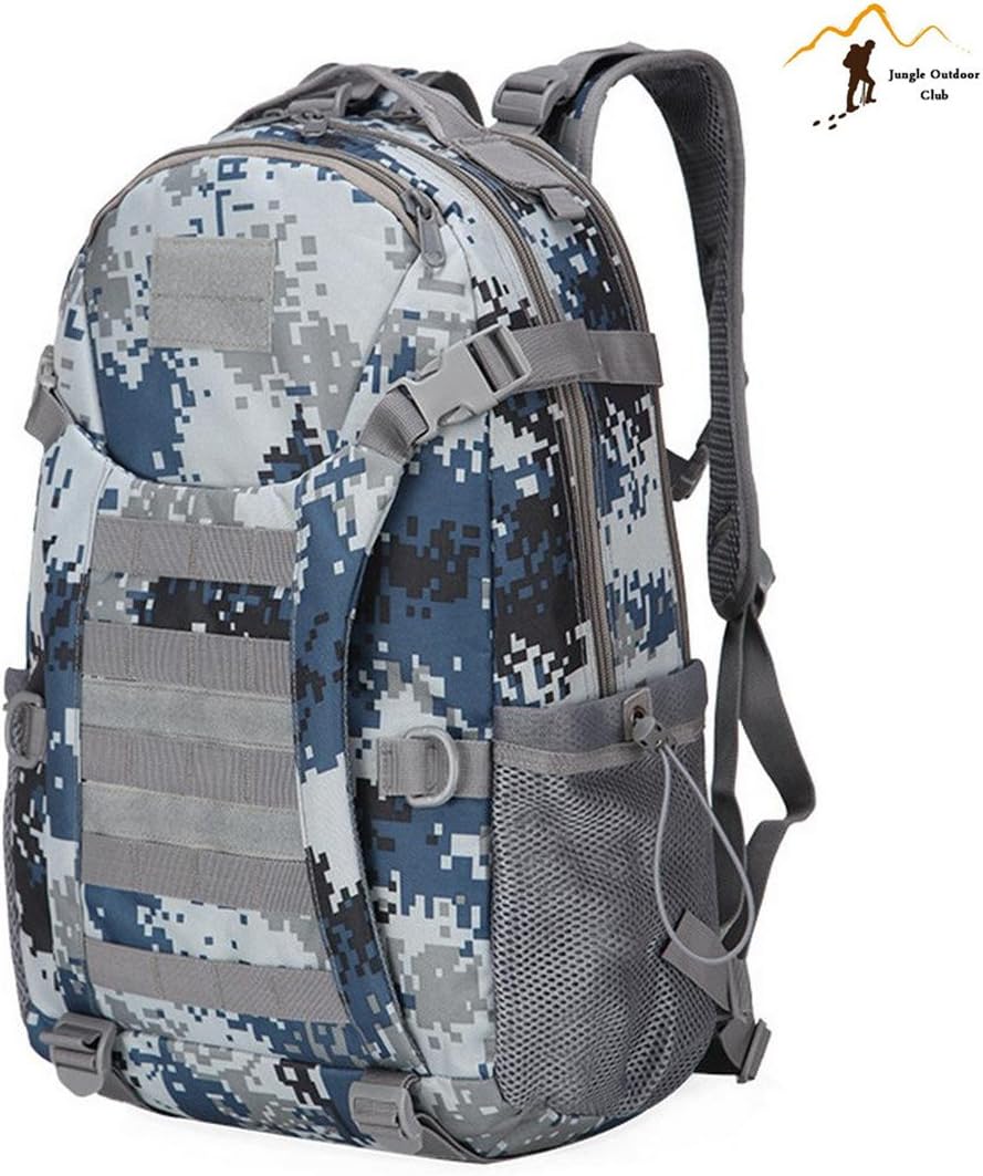 Jungle Oxford New Top 511 backpack outdoor travel backpack MOLLE Big Bags Camouflage Bag tactical pockets wild bag Rucksack Hiking Climbing Backpack,Navy camouflage
