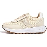 LUCKY STEP Women Platform Walking Shoe Fashion Retro Classic Casual Trainers Braided Rhinestone Sneakers Tennis Running Walking Shoes