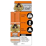 Gorilla 2 Part Epoxy, Clear Epoxy, 0.85 Ounce