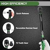 Uharbour 1/2 Inch Torque Wrench 20-230 Nm with Lock, 100% Calibrated view 7