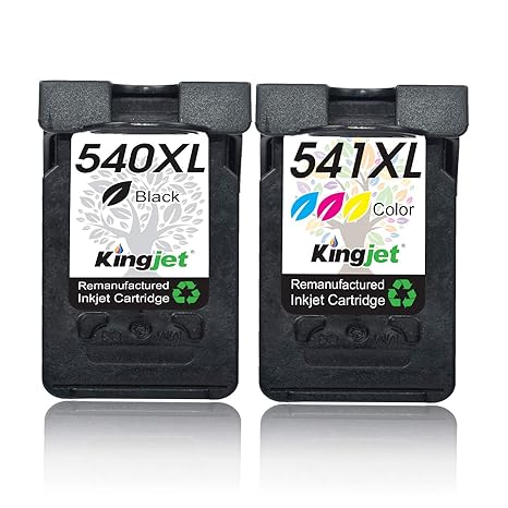 Kingjet PG-540XL CL-541XL Druckerpatrone Remanufactured Ersetzt für Canon PG-540 CL-541 Patronen kompatibel für Canon Pixma M