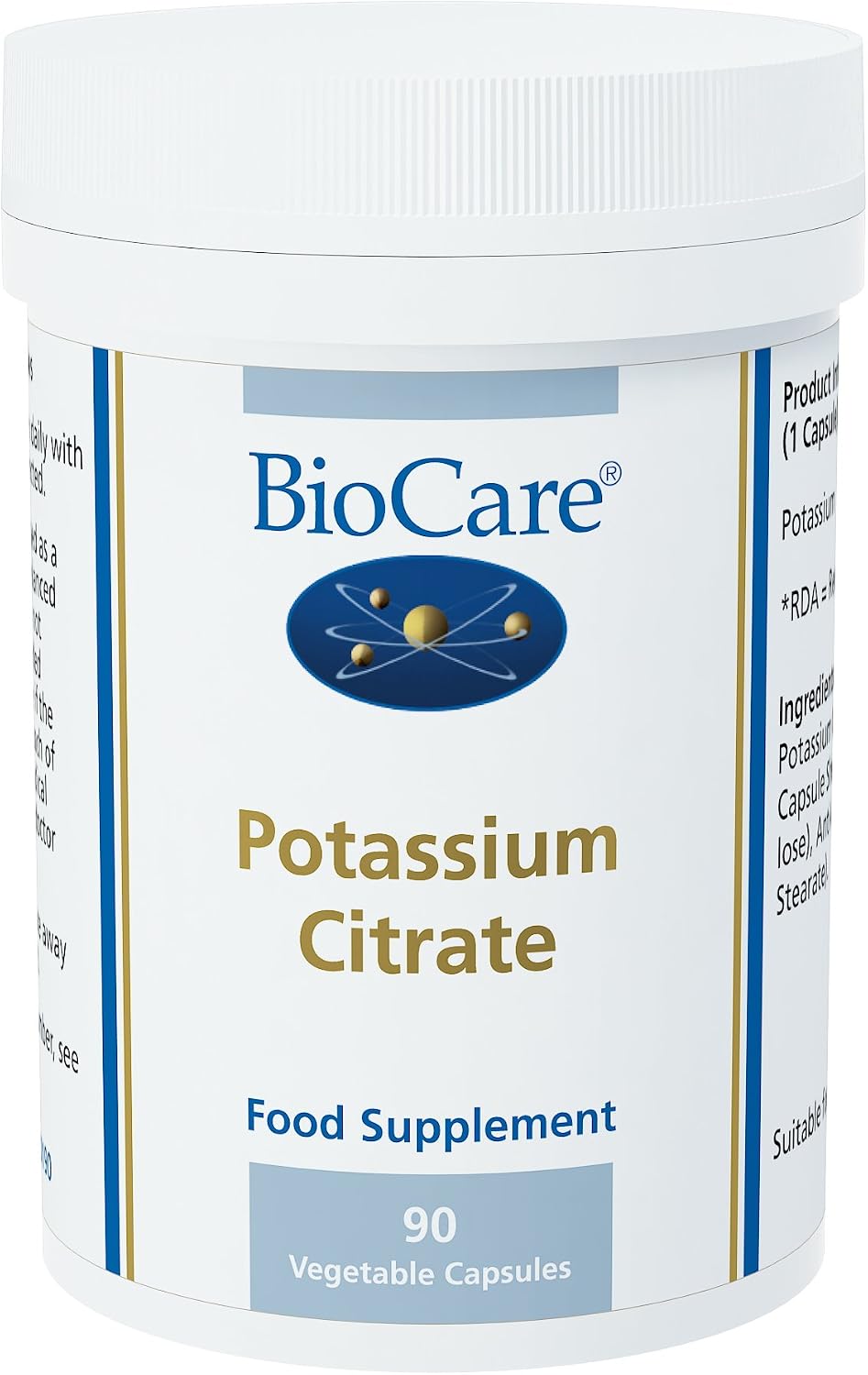 BioCare Potassium Citrate, 90 count (Pack of 1)