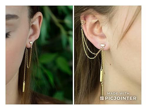 Amazon.com: Ear Jacket Earrings Set 