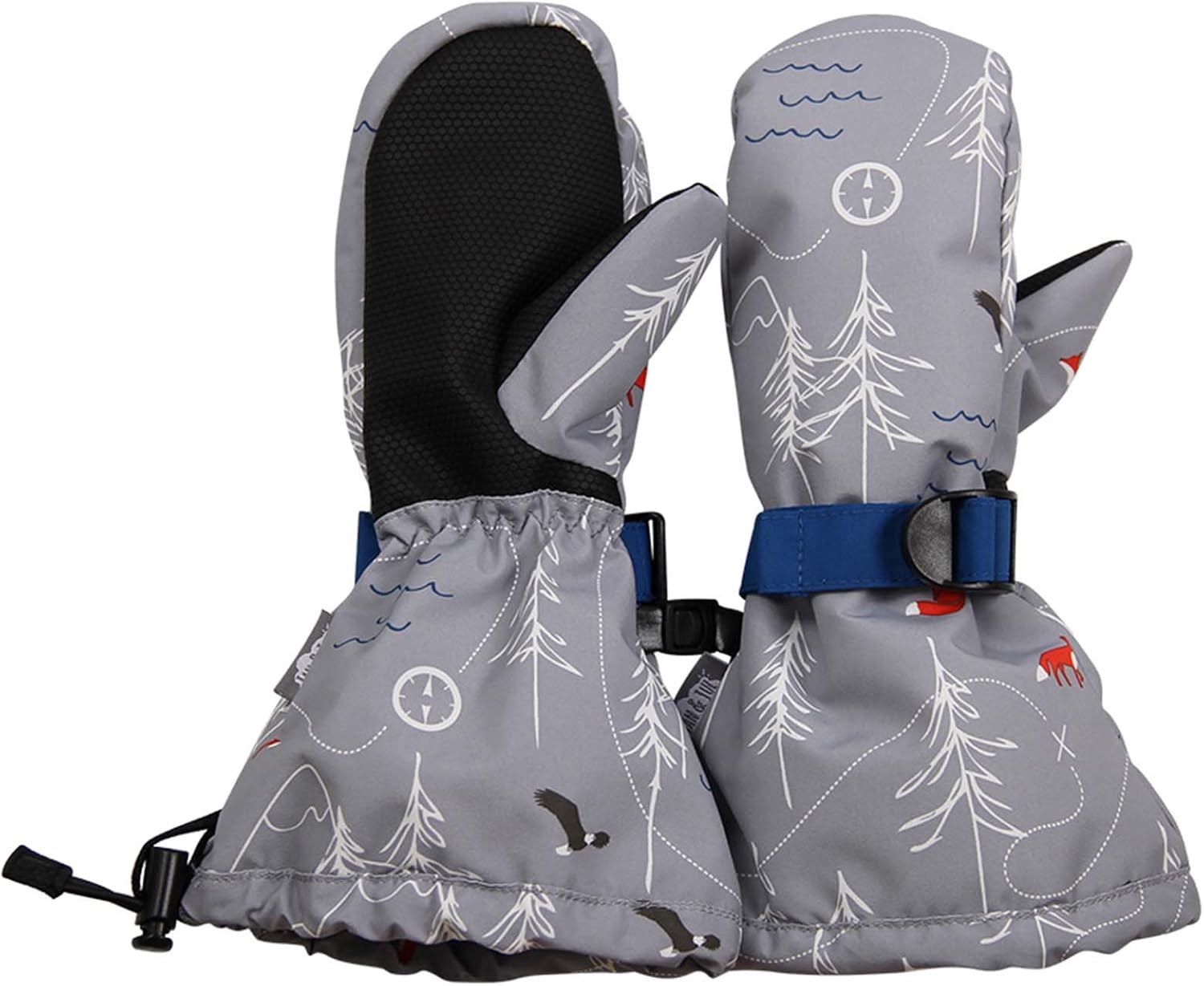 JAN & JUL Toddler Winter Gloves Waterproof, Lined, Easy on (S 24T