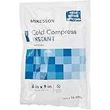 McKesson Cold Compress, Instant Cold Pack, Disposable, 6 in x 9 in, 1 Count, 24 Packs, 24 Total