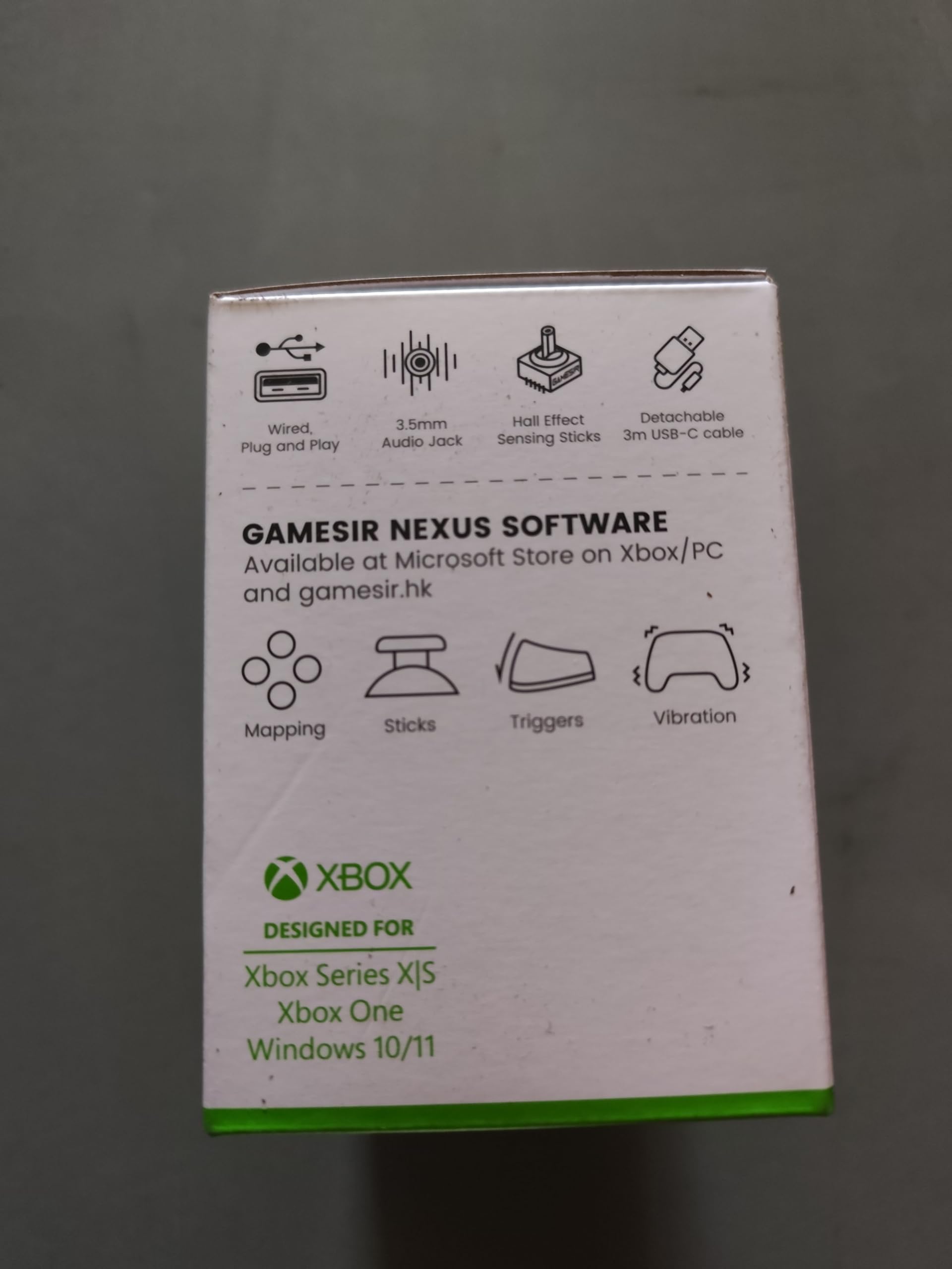 GameSir G7 HE C Wired Xbox Controller,Officially licensed Controller with Hall Effect Joysticks for Xbox Series X|S, Xbox One, Windows 10|11,Xbox Officially licensed Controller (White)