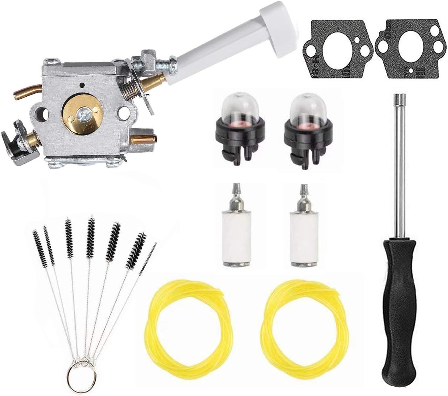 Amazon Com Podoy Ry08420a Carburetor Bp42 Compatible With Ryobi Backpack 308054079 Ry08420 Blower Fuel Line Adjustment Tool Kit 530069247 308054093 Carburetor Repower Kit Garden Outdoor