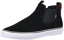 Globe Men's Dover Skate Shoe, Black/White/TF, 13 M US