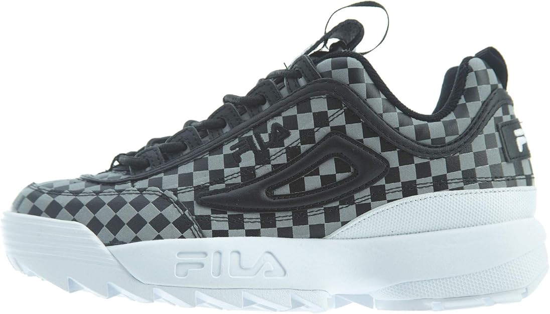 checkered fila shoes
