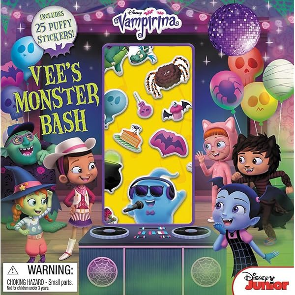 Vampirina Vee S Monster Bash With Puffy Stickers Disney Books Disney Storybook Art Team Imaginism Studios Inc Amazon Com Books