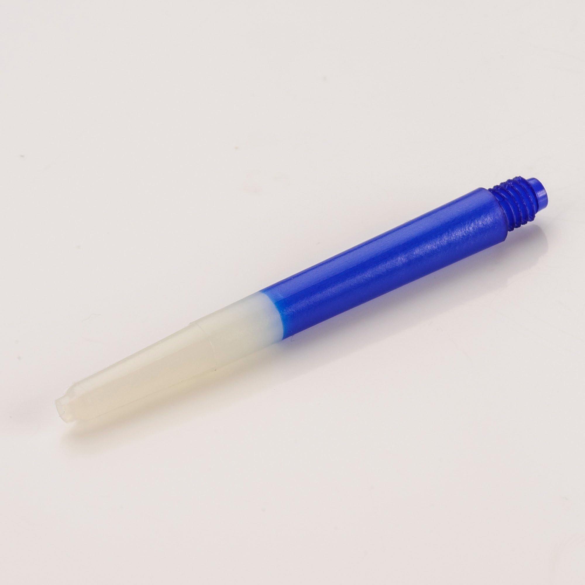 5 Sets of BLUE WHITE SHORT TWO TONE NYLON DART STEMS SHAFTS