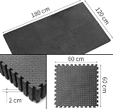 PROIRON Gym Floor Mats 2cm Interlocking Foam Tiles 60x60cm Set 6 view 7