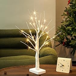 PABIPABI Lighted Birch Tree, 22'' Christmas Tree