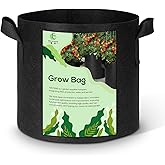 WEIFENG 100 Gallon Grow Bag, Ultra Heavy Duty Fabric Pot with Handles for Giant Trees, Commercial Gardening - Massive Root Zone