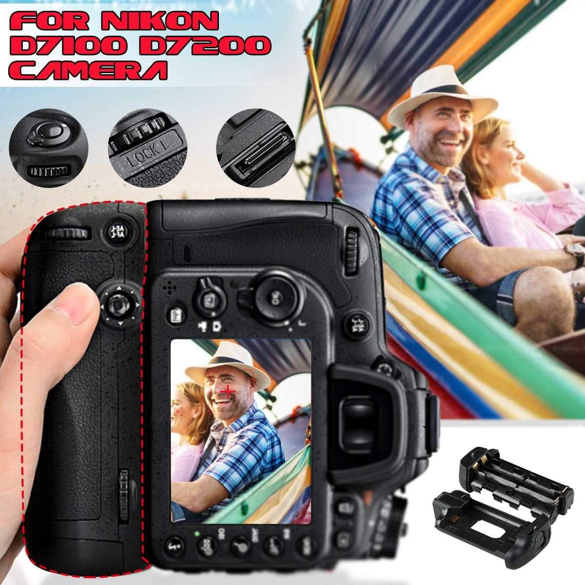 Soporte de batería vertical profesional para cámara Nikon D7100 ...