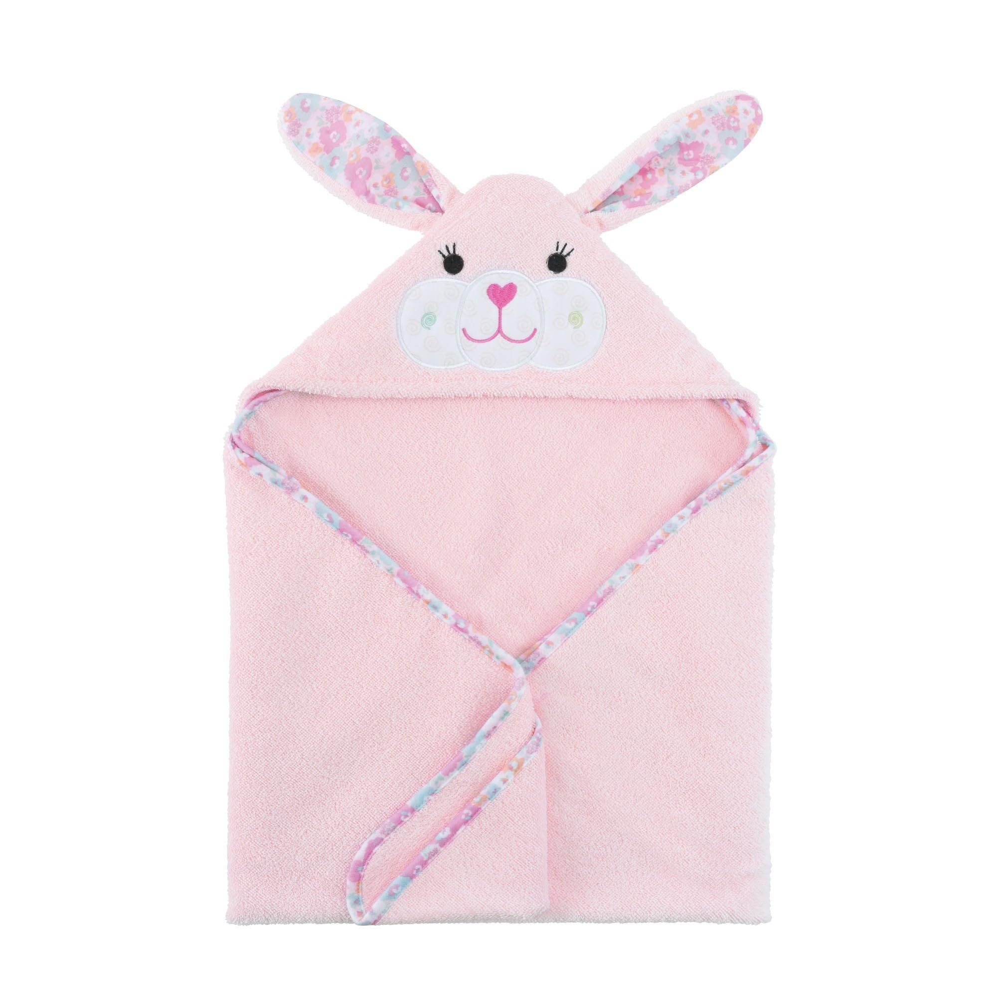 Zoocchini 100 Percent Cotton Baby Hooded Towel, Beatrice The Bunny