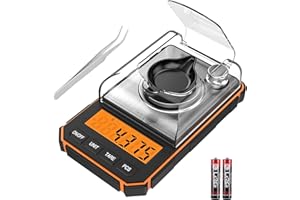 KeeKit Digital Pocket Scale, 50g 0.001g Professional Milligram Scale, Portable Jewelry Scale with 50g Calibration Weight, Wei