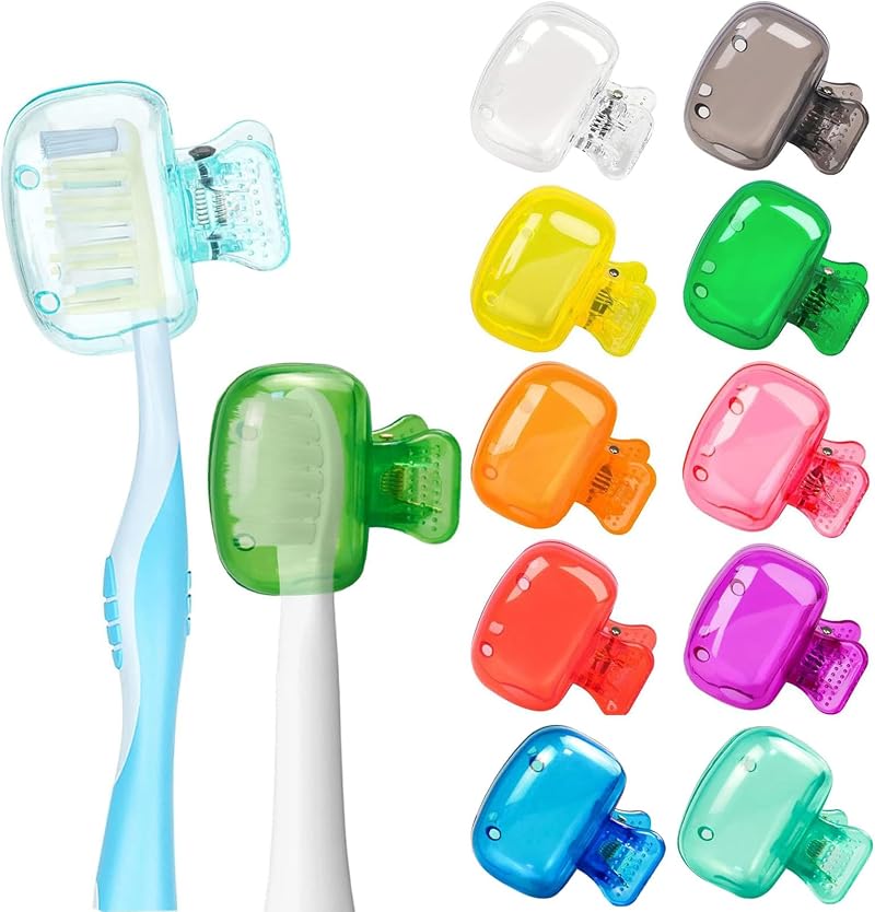 JBLJDWD 10 Pcs Electric Toothbrush Covers, Portable Dustproof Cap
