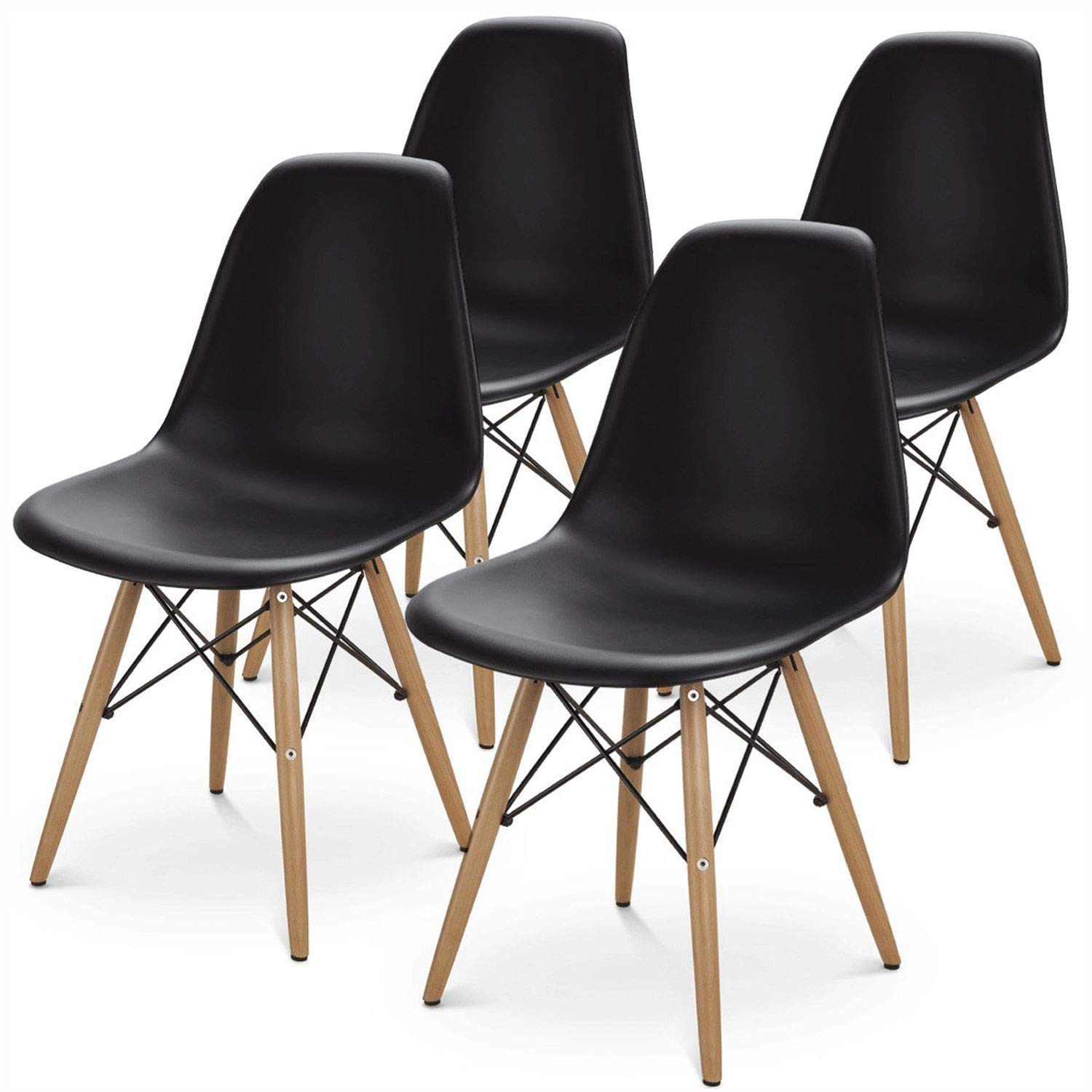 Mua 北欧モダン椅子 人気な木脚 イームズチェア 世界で人気なオフィス椅子 木製 おしゃれ ダイニング チェア 軽量 4脚セット ブラック Tren Amazon Nhật Chinh Hang 21 Fado Mua 北欧モダン椅子 人気な木脚 イームズチェア 世界で人気なオフィス椅子 木製 おしゃれ ダイニング チェア 軽量 4脚セット ブラック Tren Amazon Nhật Chinh Hang 21 Fado