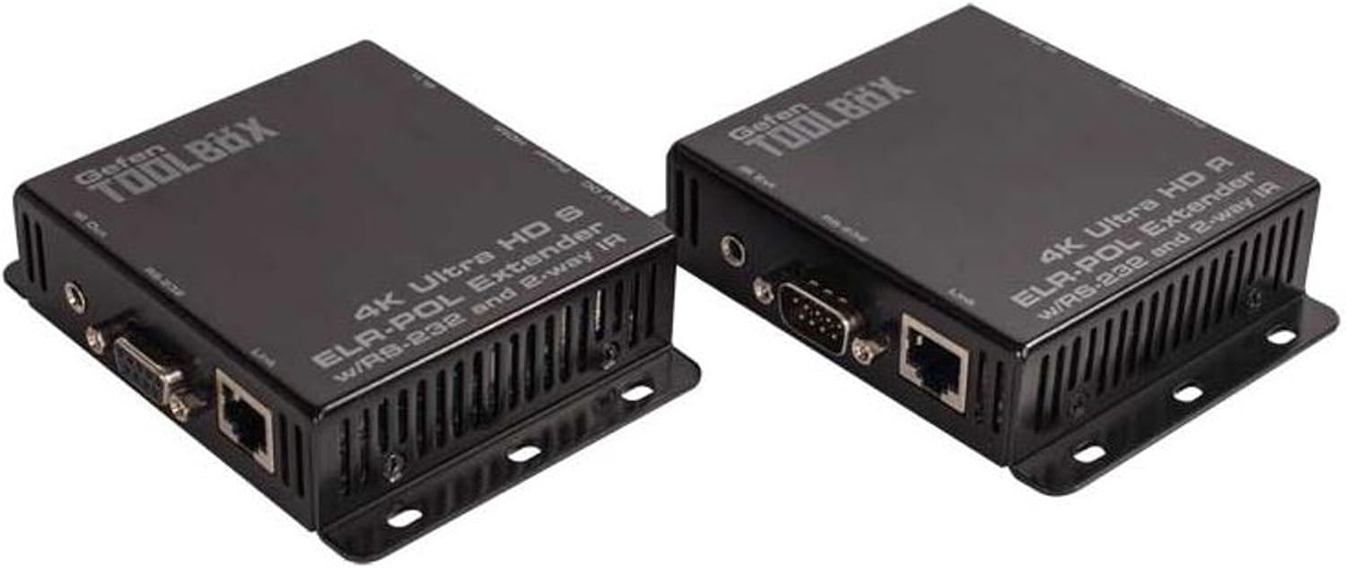 Amazon Com Gefen Gtb Uhd2irs Elrpol B Gefentoolbox 4k Ultra Hd Elr Extender For Hdmi With Pol Home Audio Theater