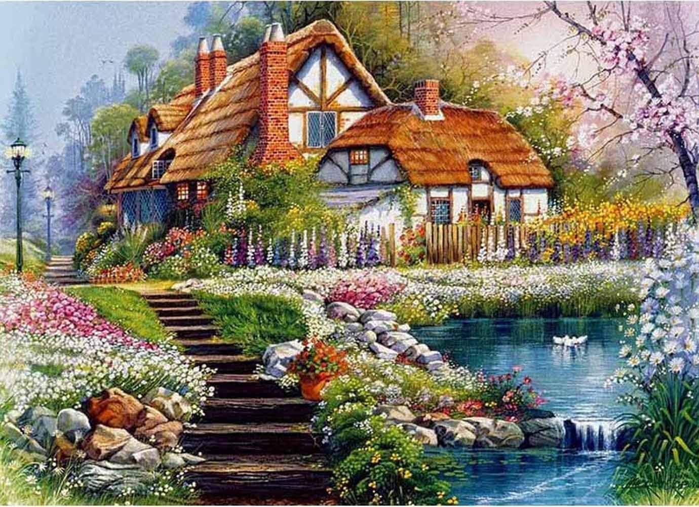 NEILDEN 5D Full Drill Diamond Painting Kit, DIY Diamond Number Rhinestone Painting Kits for Adults and Children Embroidery Diamond Arts Craft Home Decor 13.717.7 inch