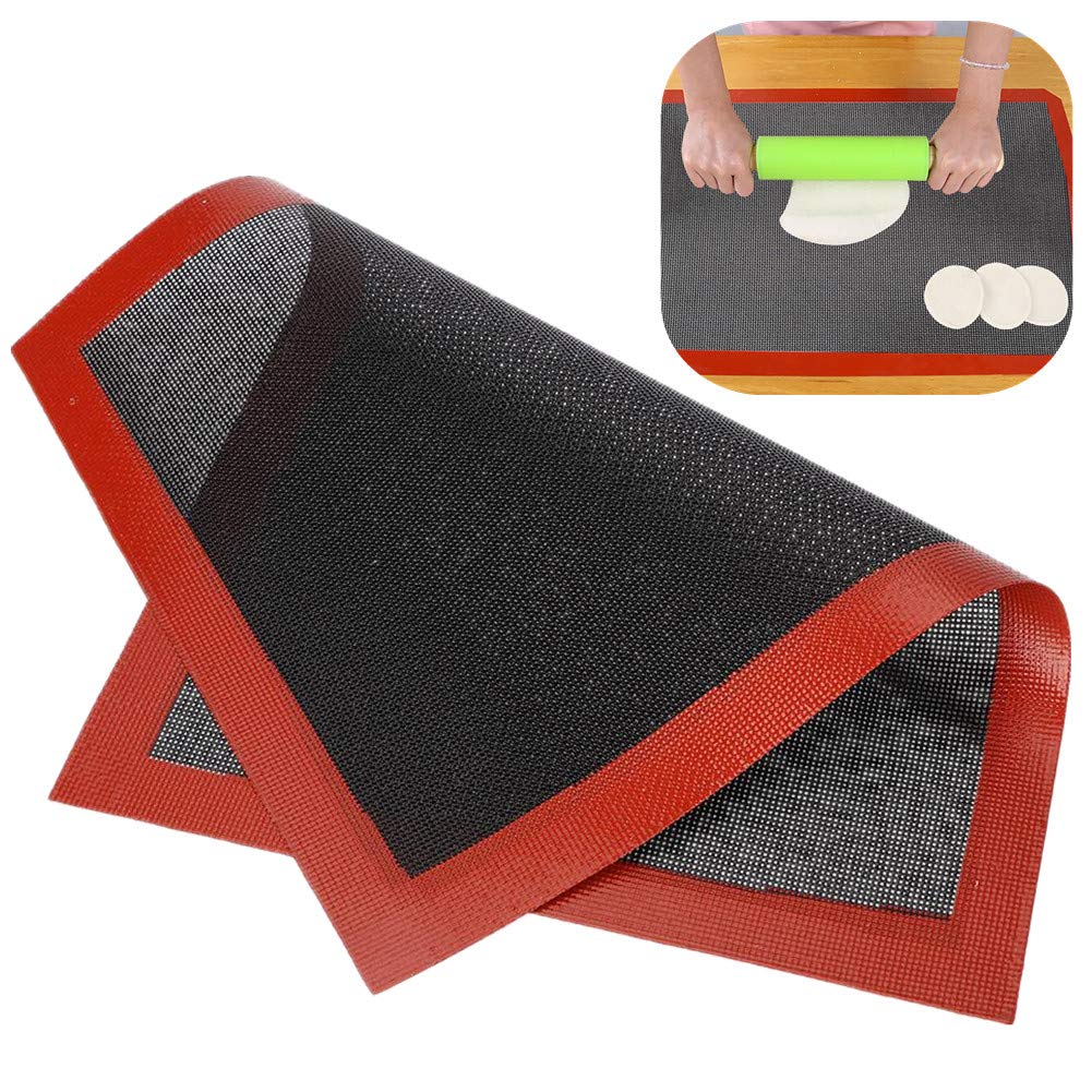 Barbecue Mat Breathable,Jadpes Breathable Silicone Roll Mat