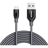 Anker Powerline+ Micro USB (10ft) The Premium Durable Cable [Double Braided Nylon] for Samsung, Nexus, LG, Motorola…