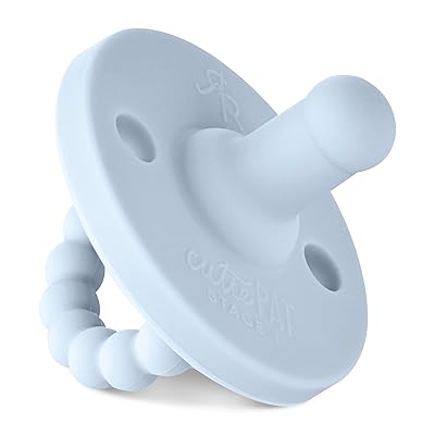 Ryan Rose Cutie PAT Stage Pacifier Teether, Blue Botswana Ubuy