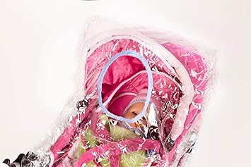 universal dolls pram rain cover