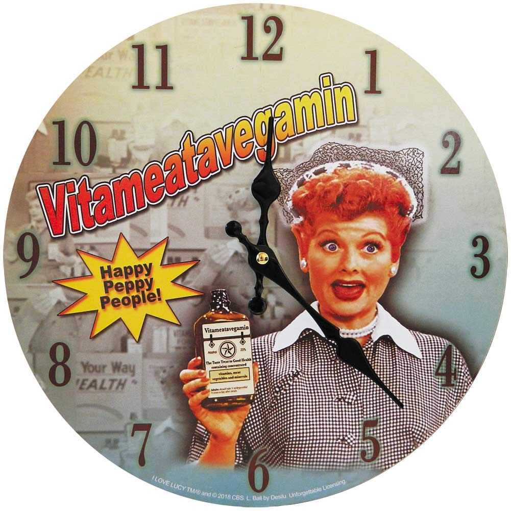 Midsouth Products I Love Lucy Clock - Vitameatavegamin