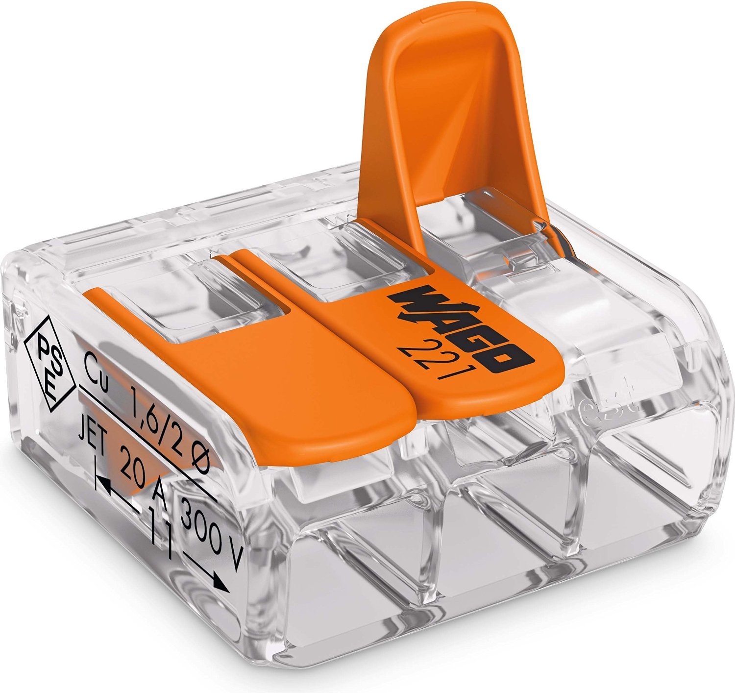 10x WAGO 221413 ELECTRICAL WIRE BLOCK CONNECTOR STRIP 12V 220240V