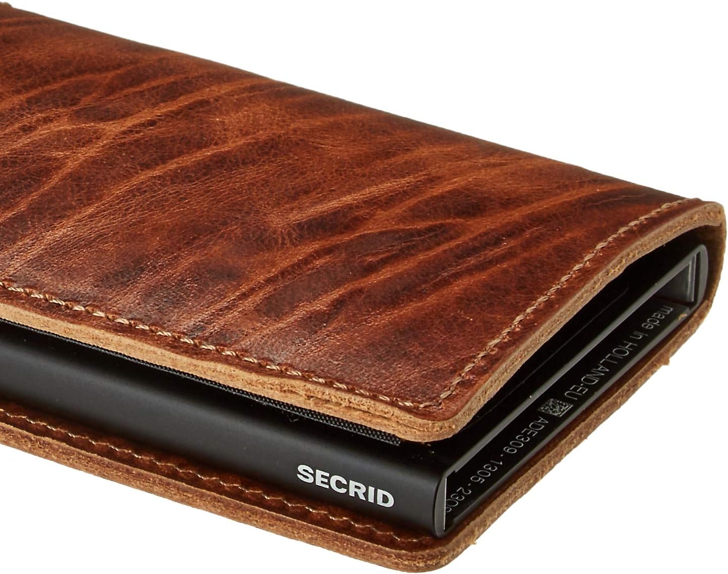 Secrid Solid Aluminium Slimline RFID Card Protector Slim Wallet in Dutch Martin - Whiskey (Whiskey) - Image 4