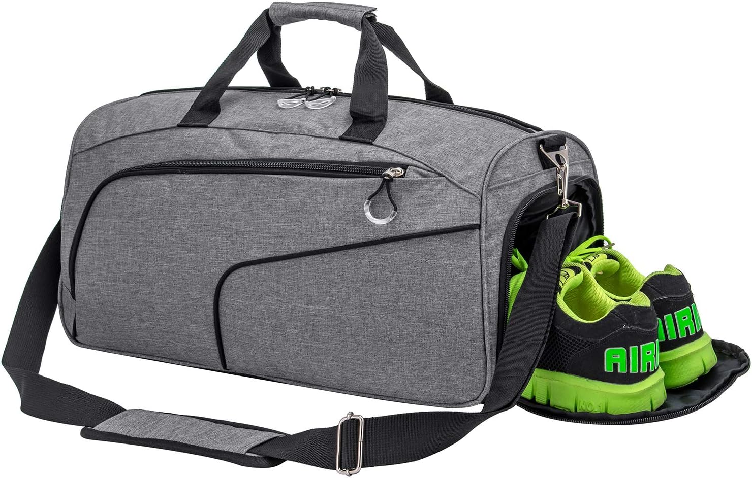 | Kuston Sports Gym Bag with Shoes Compartment &Wet Pocket Gym Duffel Bag Overnight Bag for Men and Women | Sports Duffels