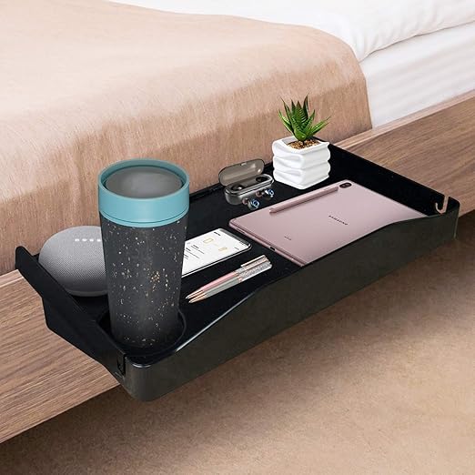 Bedside Shelf for Bed, Side Organizer Attachment Tray for Bunk Bed