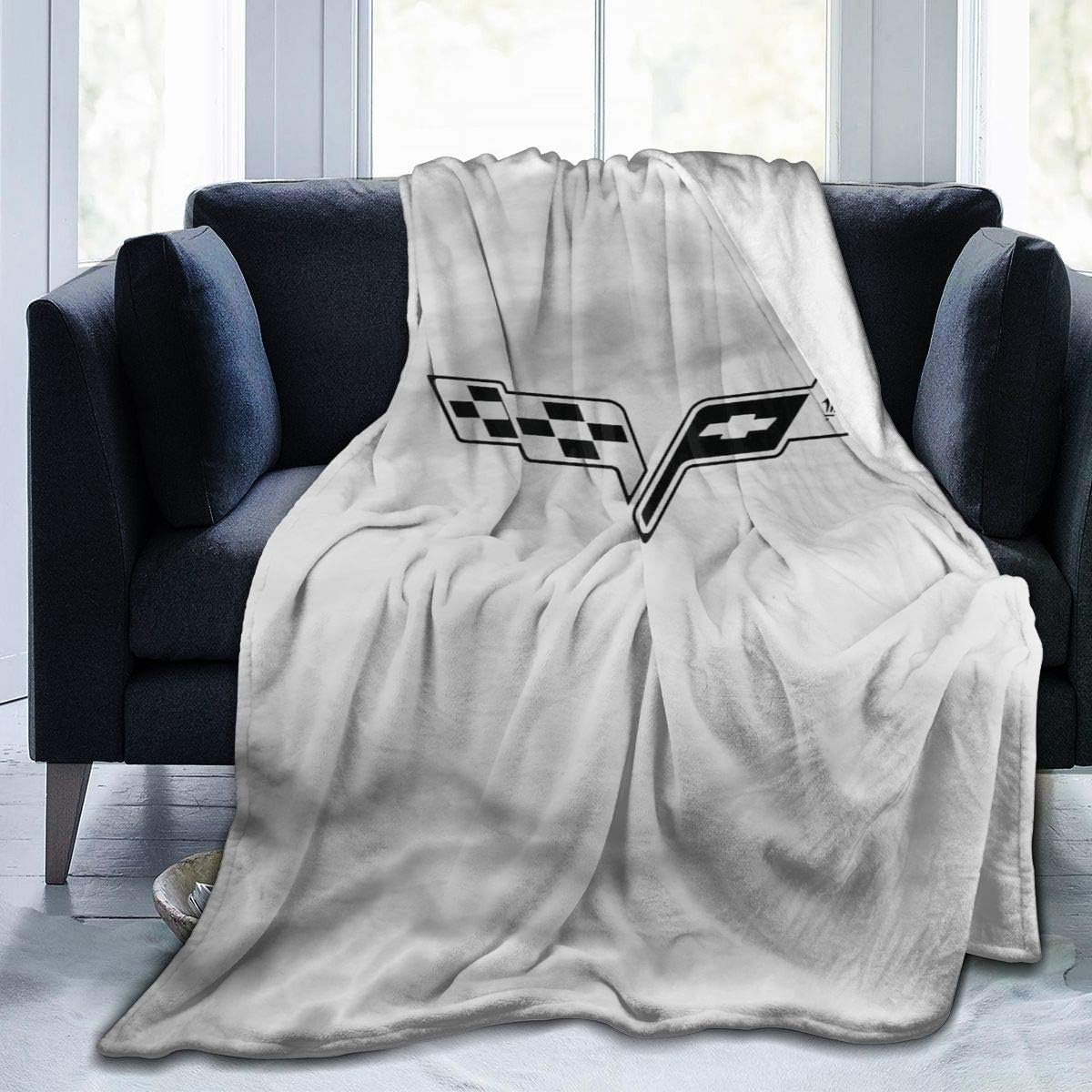 Splendid Fee Kisspng-corvette-c6-car Blanket Soft Comfortable Thin Warm Flannel Printing Anti-Pilling 4 Seasons Universal Adult Children Quilt Tapestry50 x40