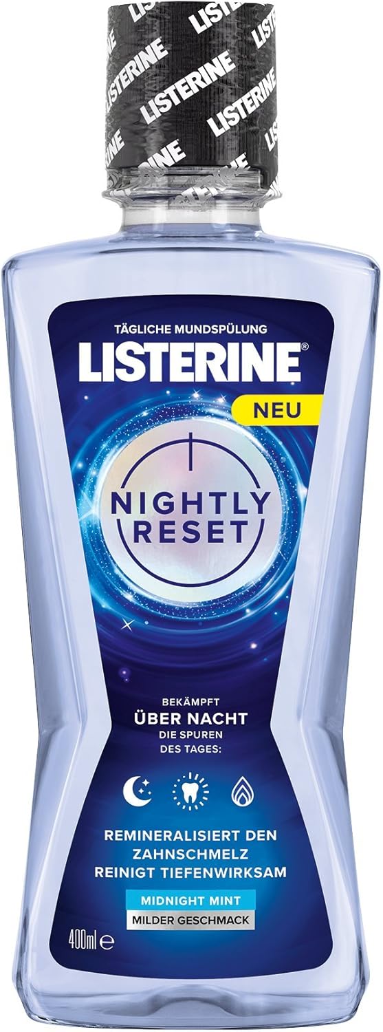 Listerine Nightly Reset Antibacteriele Mondspoeling Voor Een Uitgebreide Tandverzorging En Verbeterde Mondhygiene Werkt S Nachts Per Stuk 1 X 400 Ml Amazon Nl