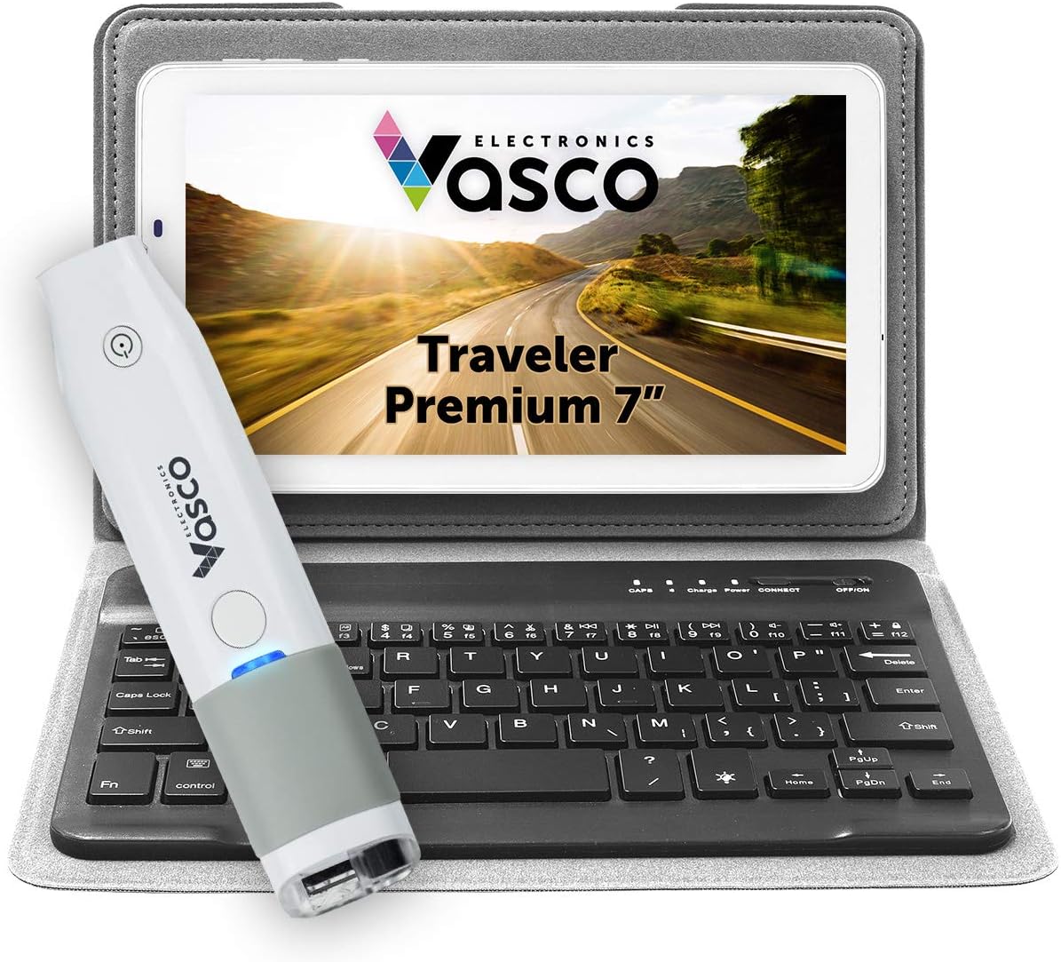 Vasco Traveler Premium 7" + Keyboard + Scanner: Voice Translator, GPS, Travel Phone, Guide and Much More!