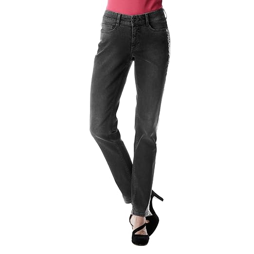 Mac 0386 5272 91 D945 Damen Angela Jeans gerade Form Normale Leibhöhe Stretch