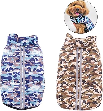 Amazon Com Mwha Camo Winter Dog Coat Clothes Cold Weather