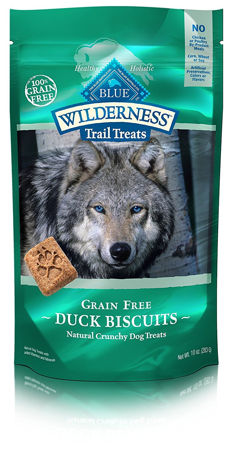 BLUE Wilderness Trail Treats Grain-Free Duck Biscuits Dog Treats